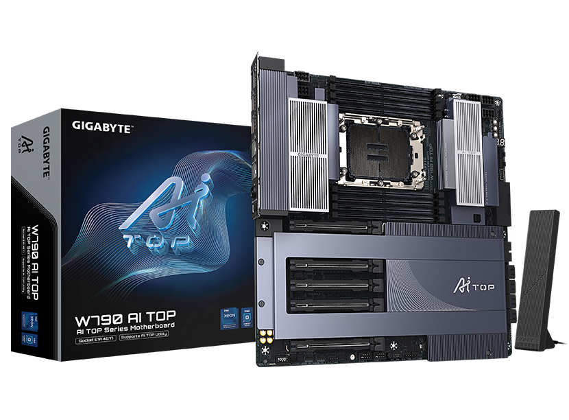 GIGABYTE W790 AI TOP Intel Xeon W Processor Motherboard (LGA4677